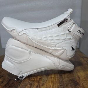 Men's shoes white mid-top. Size: 40/8